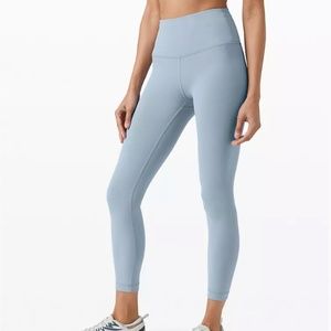 Lululemon Wunder Train 25in; Chambray size 0 leggings